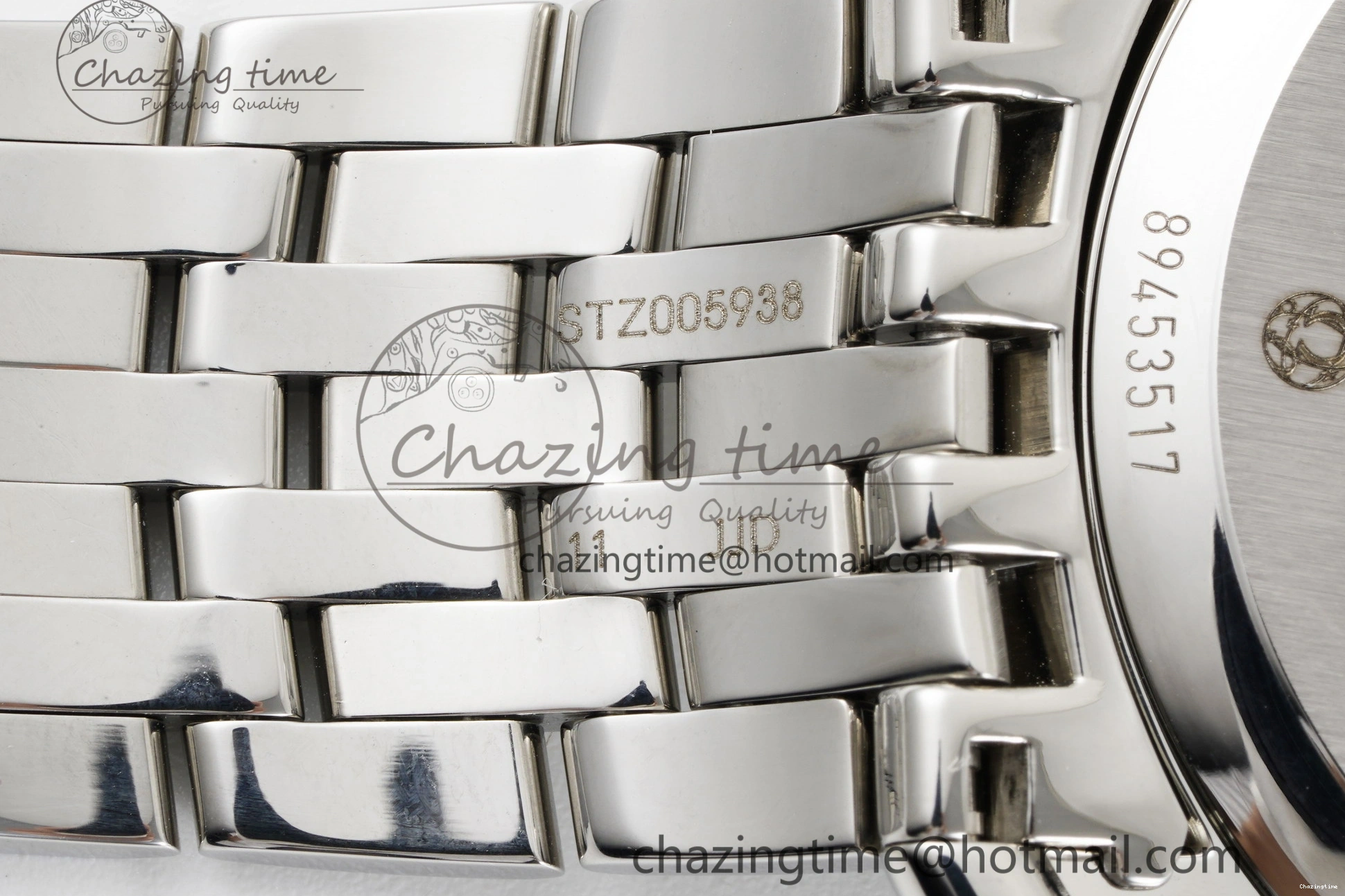 0319 De Ville SS TWF 1:1 Best Edition Silver Dial on SS Bracelet MIYOTA Practical 7836